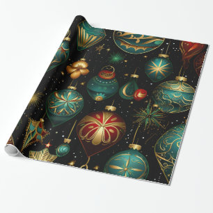 Christmas Ornaments Wrapping Paper
