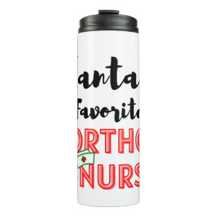 Christmas Orthopaedic Nurse Thermal Tumbler