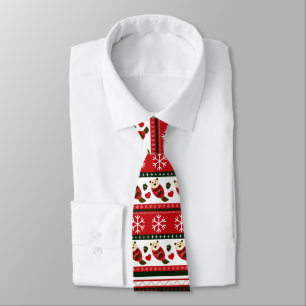 Christmas Otter Sweater Pattern Tie
