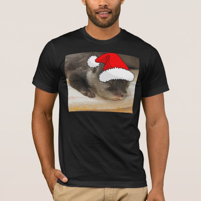 Christmas Otter T-Shirt (Front)