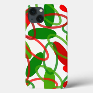 Christmas Ovals iPhone 13 Case