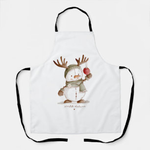 Christmas Oven Mitt and Pot Holders Apron