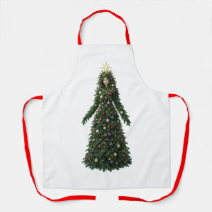Christmas Over Print Apron