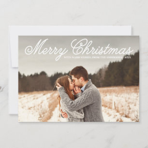 CHRISTMAS OVERLAY HOLIDAY PHOTO CARD