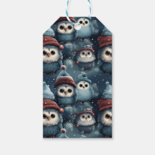 Christmas Owl Gift Tags