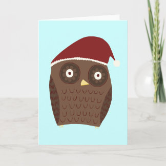Christmas Owl Holiday Card