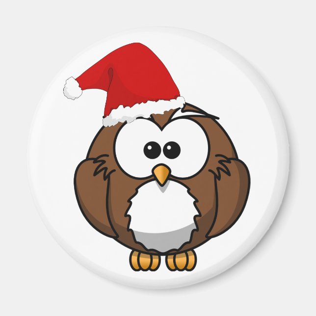 Christmas Owl Magnet (Front)