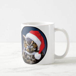 Christmas Owl - White 11 oz Classic White Mug
