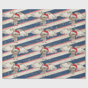 CHRISTMAS OWL Wrapping Paper