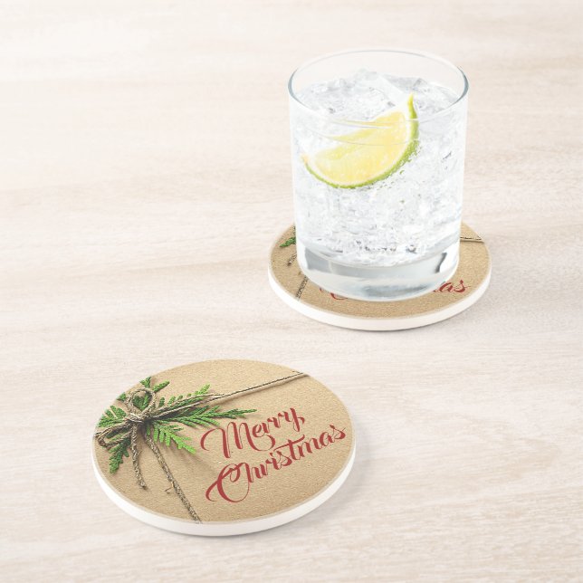 “Christmas Package”  coaster (Side)