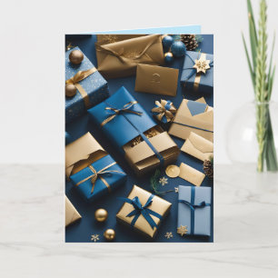 christmas packages greeting card