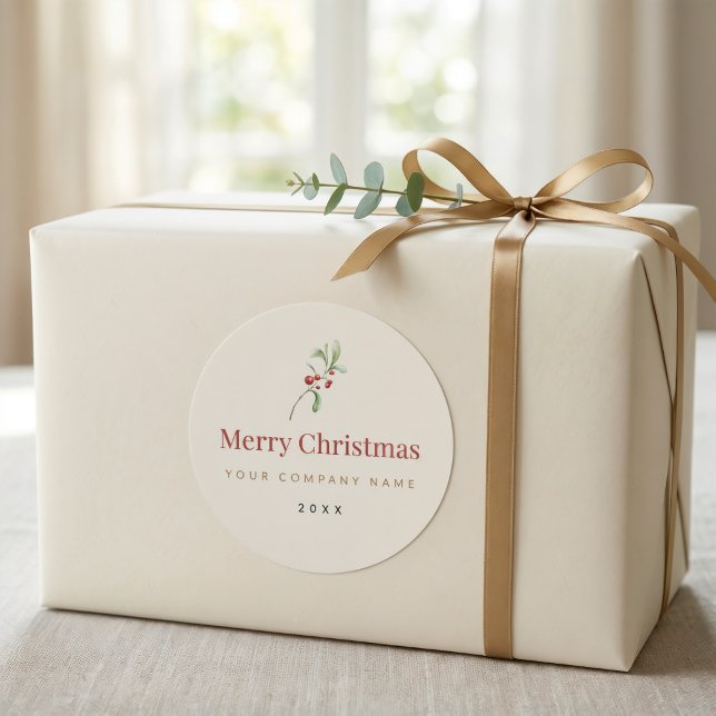 Christmas Packaging Sticker | Custom Business (Creator Uploaded)
