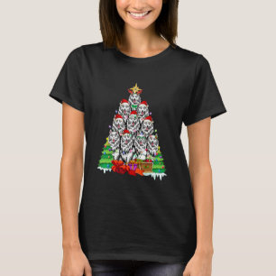 Christmas Pajama American Eskimo Tree Xmas For Dog T-Shirt