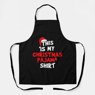 Christmas Pajama Apron