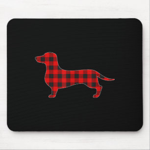 Christmas Pajama Dachshund Dog Tee Dogs Pajamas Xm Mouse Pad