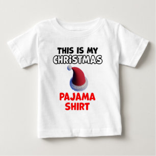 Christmas Pajama Design Baby T-Shirt