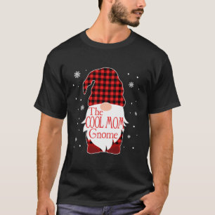 Christmas Pajama Family Gift Cool Mum Gnome Buffal T-Shirt