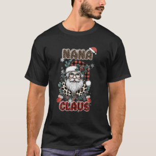 Christmas Pajama Family Matching Nana Claus Shirt