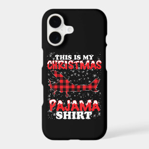 Christmas Pajama Funny Aviation Airplan Gift