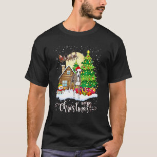 Christmas Pajama Italian Greyhound Tree Xmas Dog D T-Shirt