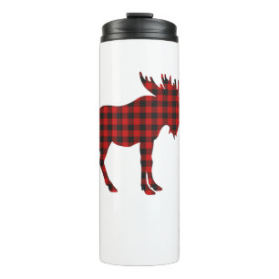 Christmas Pajama Moose Tee Animal Pyjamas Xmas Gif Thermal Tumbler