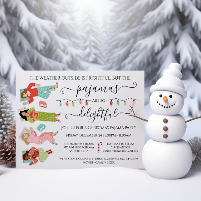 Christmas Pajama Party Invitation (Creator Uploaded)