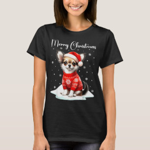 Christmas Pajamas Chihuahua Christmas Outfit Chihu T-Shirt