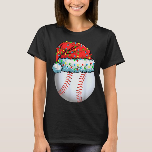 Christmas Pajamas Family Matching Baseball Men Wom T-Shirt (Front)