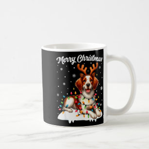 Christmas Pajamas Men Women Kids Britany Spaniel D Coffee Mug