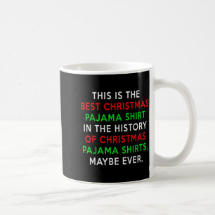 Christmas Pajamas Shirt - Fake News  Coffee Mug