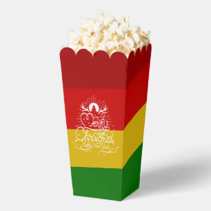 Christmas Palette Popcorn Favour Box