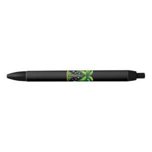 Christmas Palm Tree Light Hawaiian Tropical New Ye Black Ink Pen