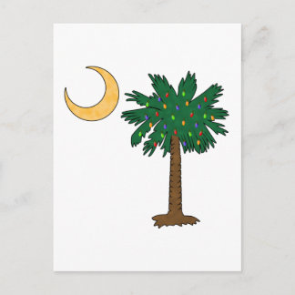 Christmas Palmetto Holiday Postcard