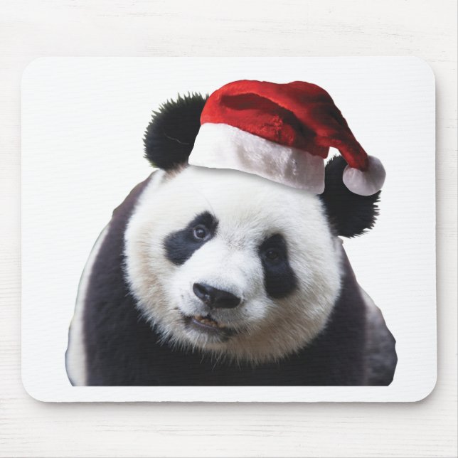 Christmas Panda Bear Mouse Pad (Front)