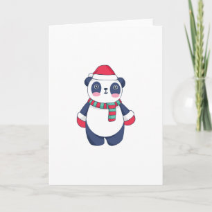 Christmas Panda Card