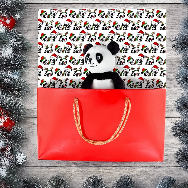 Christmas Pandas Tissue Paper (Creator Uploaded)