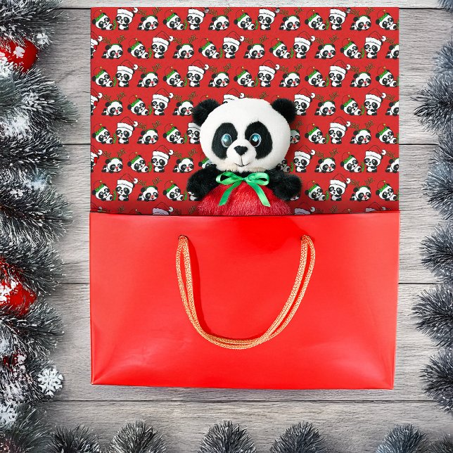 Christmas Pandas Tissue Paper (Creator Uploaded)