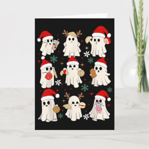 Christmas Pantasmas Ghost Santa Conchas  Card