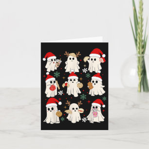 Christmas Pantasmas Ghost Santa Conchas  Card
