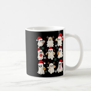 Christmas Pantasmas Ghost Santa Conchas  Coffee Mug
