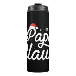 Christmas papa claus xmas thermal tumbler