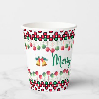 Christmas paper cups
