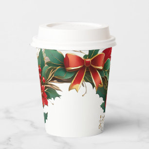Christmas paper cups