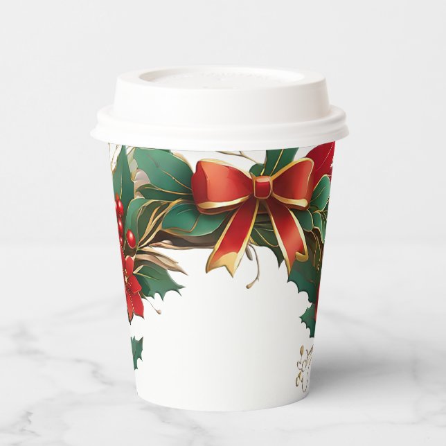Christmas  paper cups (Left)
