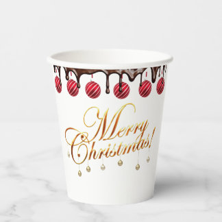 Christmas paper cups