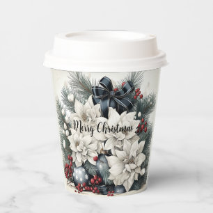 Christmas paper cups