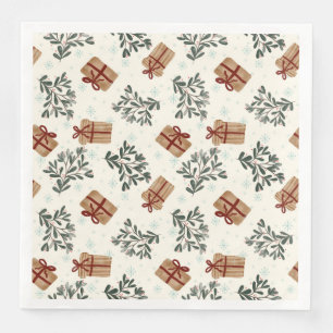 Christmas paper napkins