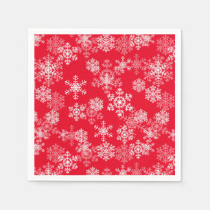 Christmas Paper Napkins-Snowflakes Paper Napkins