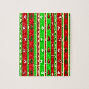 Christmas Paper Pattern Jigsaw Puzzle