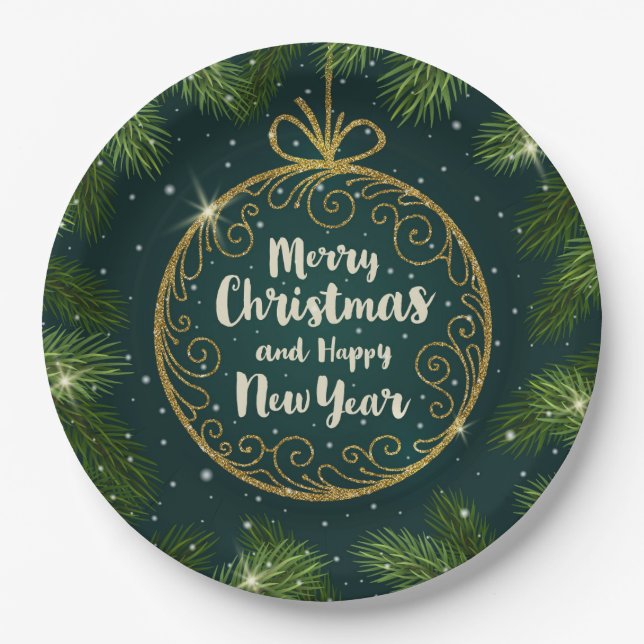 Christmas Paper Plate (Front)